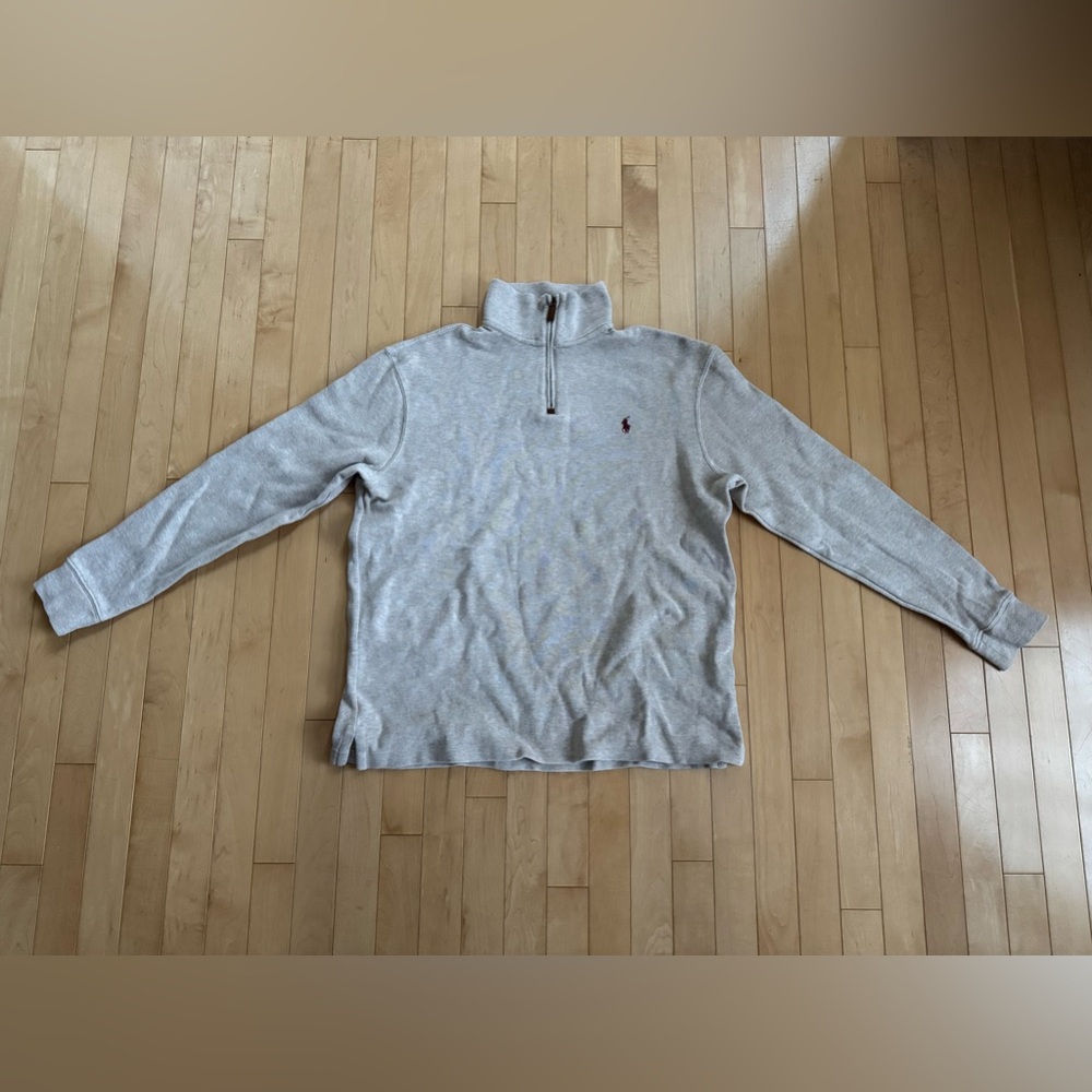 Men’s Polo Ralph Lauren Quarter Zip-Up Sweater Size: Large